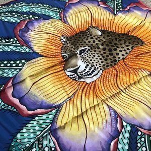 Hermès Baobab Cat Silk Scarf - Rare Find!